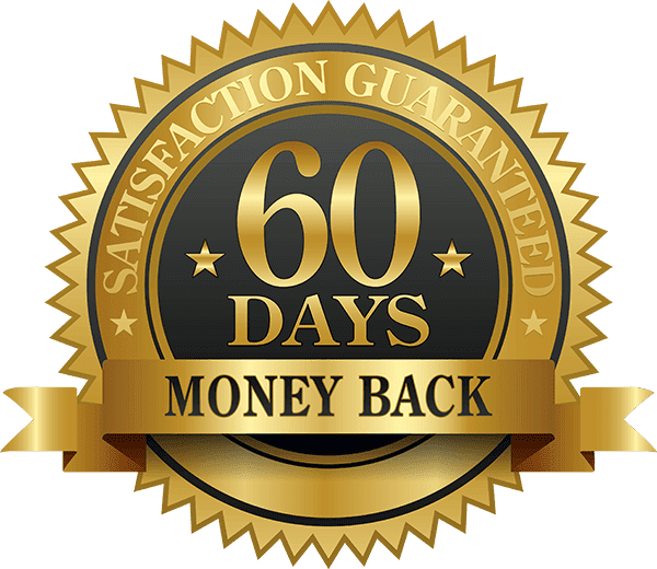 Arialief 60-day money-back satisfaction guarantee badge